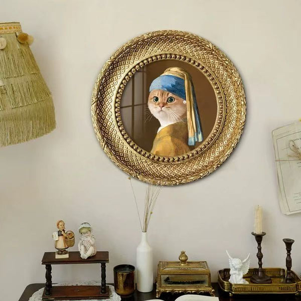 MINI Museum-Style Pet Portraits with Retro Elegant Frame【Perfect for Present，Free Shipping + Free Gift Wrapping】